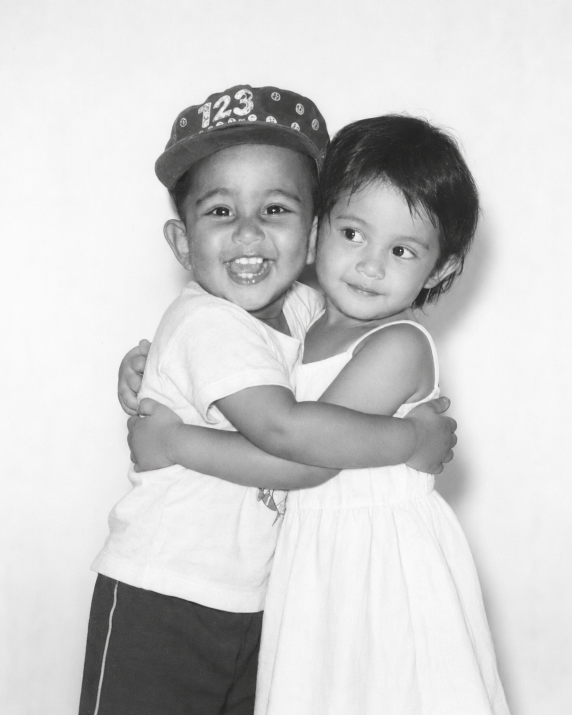 Rasith and Sadheera together as children
